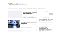 Desktop Screenshot of football-arena.de