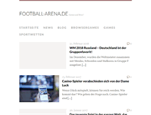 Tablet Screenshot of football-arena.de